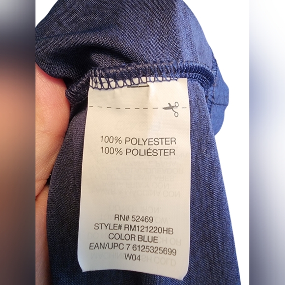 Russell Athletic Fresh Force Mens Shirt 2XL (50/52) Blue - Picture 4 of 4